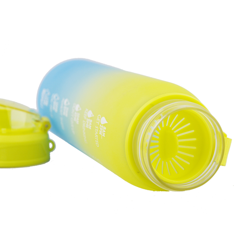 1040ml Custom Sports Water Bottle with Time MarkerDurable SK Plastic, Ideal for Gym and Fitness-Actever C21029