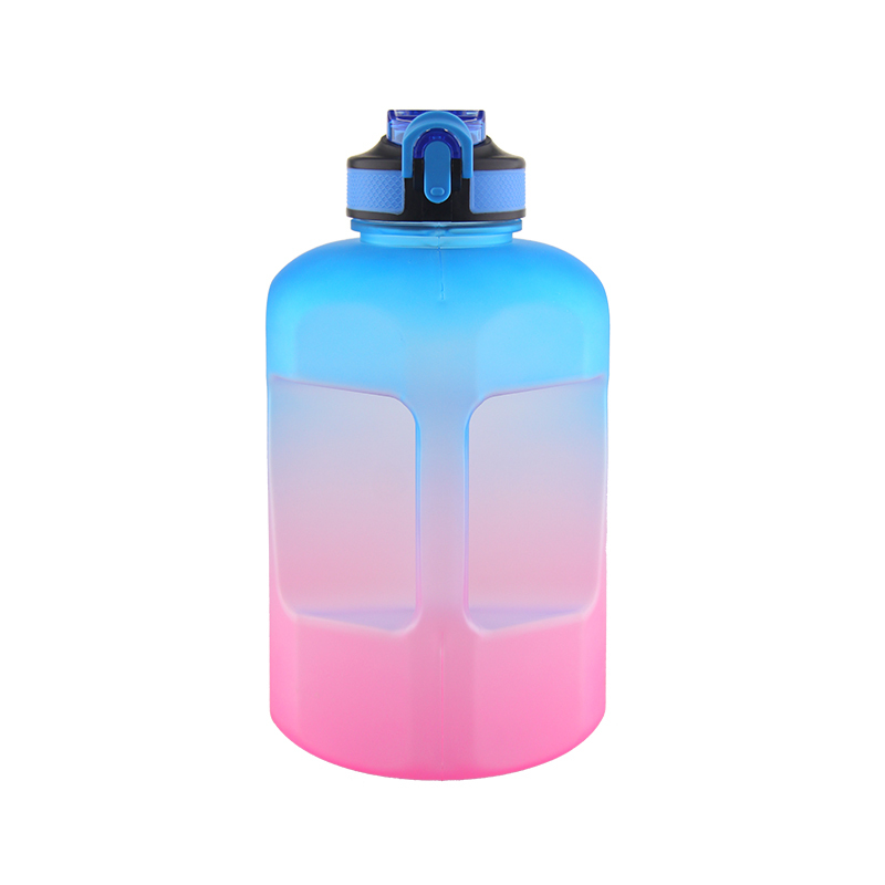 Actever 2520ml Best Selling Painted PETG Motivational Water Bottle with Time Marker for Fitness Gym Office Use