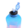 Actever 2520ml Best Selling Painted PETG Motivational Water Bottle with Time Marker for Fitness Gym Office Use