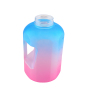 Actever 2520ml Best Selling Painted PETG Motivational Water Bottle with Time Marker for Fitness Gym Office Use