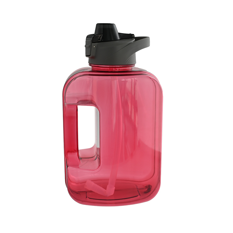 Actever 2.5L Multicolor Student Water Cup with Handle Portable Outdoor Travel Gym PETG Plastic Bottle Drinkware for School Fitness