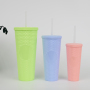 Actever Custom 11oz 20oz 31oz Fish Scale Plastic Water Bottle with Straw Trendy Boiling Water Safe Sports Drinking Cup for Gym School Travel
