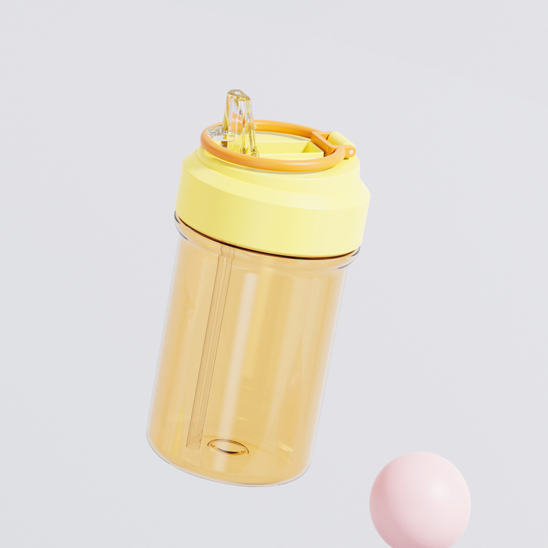 Actever C24004 580ml PP BPA Free Wholesale Custom Water Bottle with Straw - Bulk Sublimation Ready Cute Design Portable Drinkware for kids