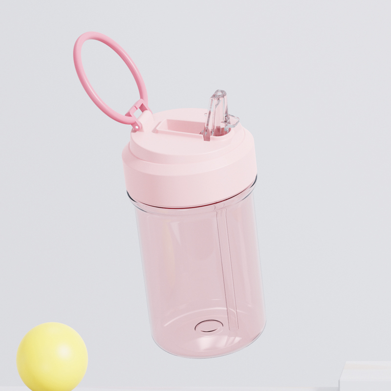 Actever C24004 580ml PP BPA Free Wholesale Custom Water Bottle with Straw - Bulk Sublimation Ready Cute Design Portable Drinkware for kids