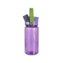 Actever 22oz PETG Sports Water Bottle BPAFree Portable Handle Direct Drinking Lid for Outdoor Fitness School Use