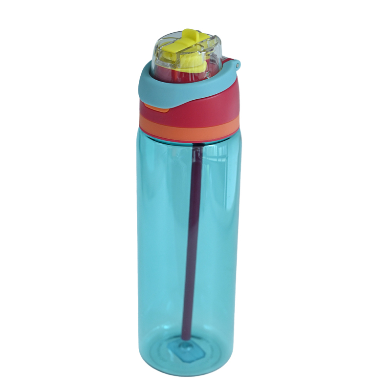 Actever PETG Sports Water Bottle 740ml960ml - BPA Free Plastic Straw Cup, Solid Color Drinkware for Outdoor Wholesale