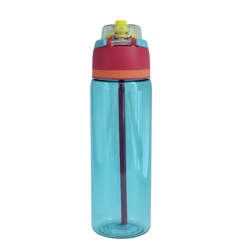 Actever PETG Sports Water Bottle 740ml960ml - BPA Free Plastic Straw Cup, Solid Color Drinkware for Outdoor Wholesale