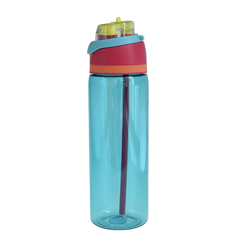 Actever PETG Sports Water Bottle 740ml960ml - BPA Free Plastic Straw Cup, Solid Color Drinkware for Outdoor Wholesale