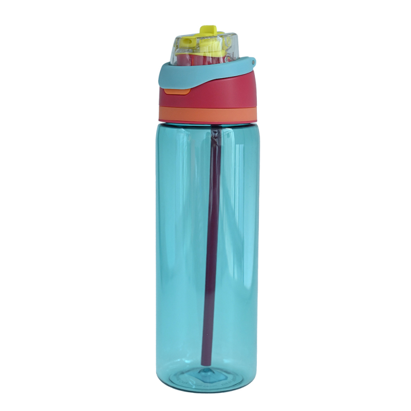 Actever PETG Sports Water Bottle 740ml960ml - BPA Free Plastic Straw Cup, Solid Color Drinkware for Outdoor Wholesale