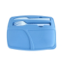 Wholesale Reusable Plastic Lunch Box with Cutlery  Separated Bento Food Container for Picnic & Camping  Actever F25003  1080ml PP