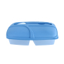 Wholesale Reusable Plastic Lunch Box with Cutlery  Separated Bento Food Container for Picnic & Camping  Actever F25003  1080ml PP