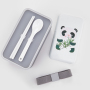 OEM Eco 2-Layer Bento Lunch Box with Cutlery  BPA Free Plastic Kids Food Container  Actever Q17005