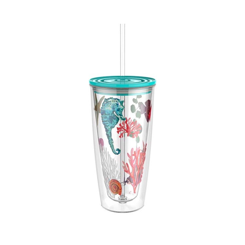 24/25oz Custom Logo Plastic Tumbler-Double Wall AS Material-Actever A010232, A010232-1, A010232-3