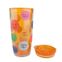 22oz Custom Reusable Plastic Water Bottle-Double Wall AS Material-Coffee and Tea Cup-Actever A17188