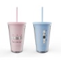 16oz/20oz/24oz Custom Printed Plastic Tumbler with Straw and Lid-AS Material-Actever A334004 Wholesale Drinkware
