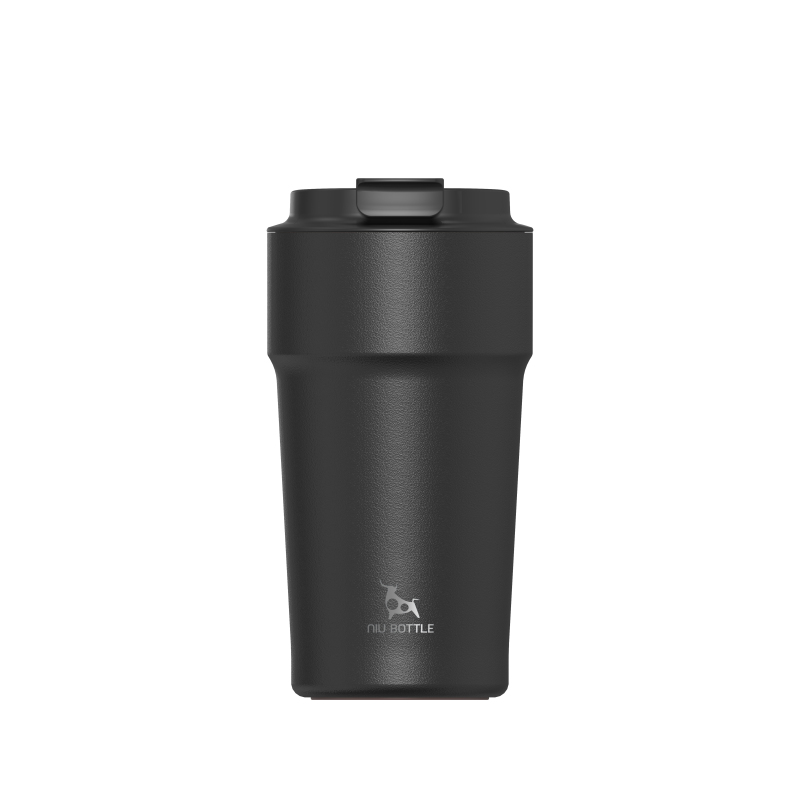 Double WallStainless Steel Reusable Coffee Mug With Leak-proof Lid