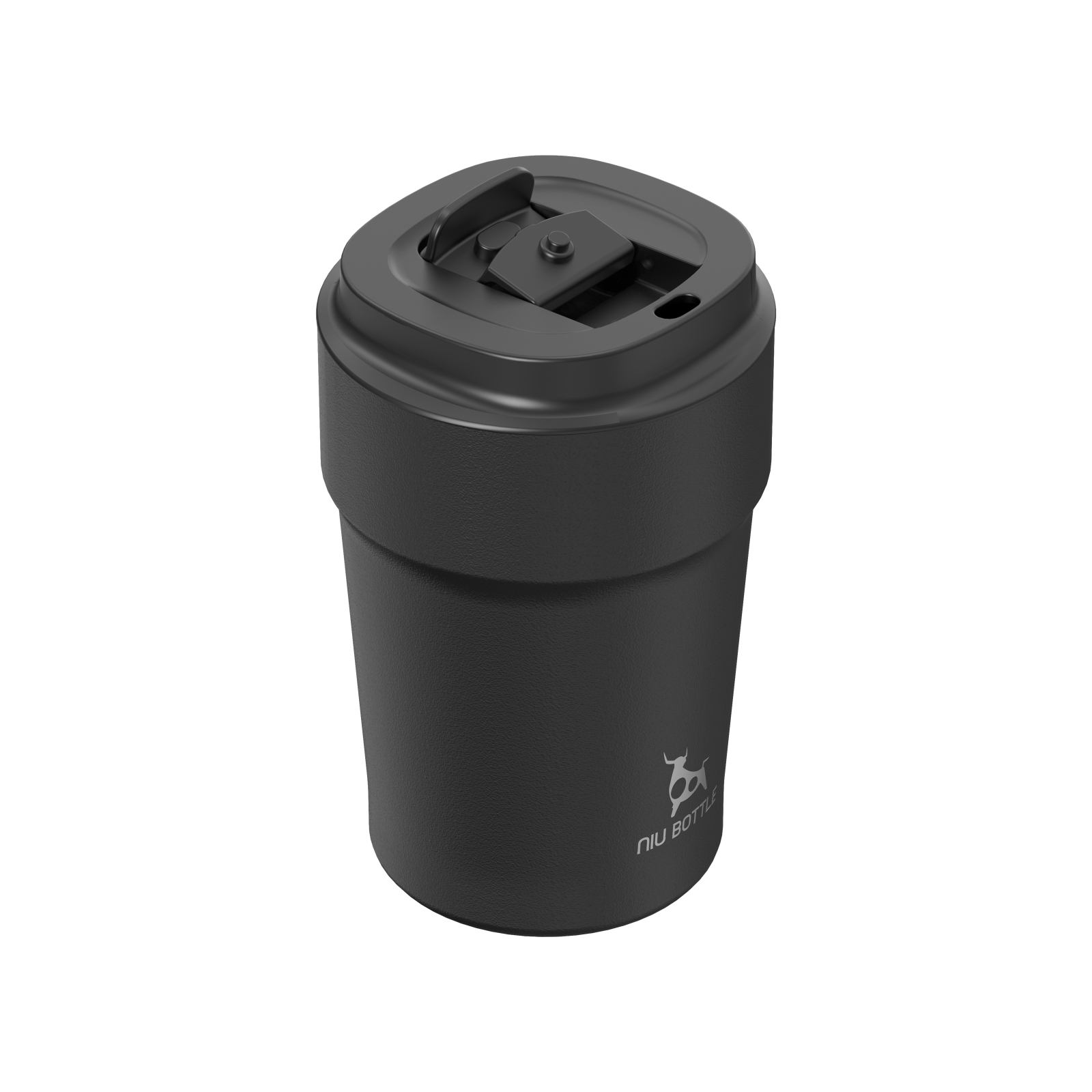 Double WallStainless Steel Reusable Coffee Mug With Leak-proof Lid