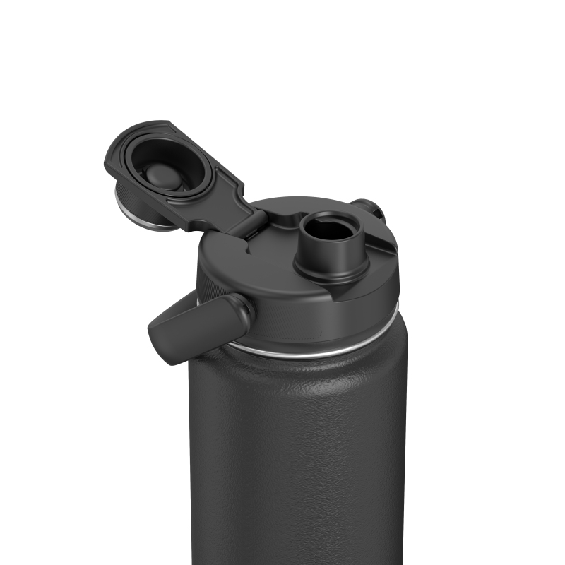 Double wall stainless steel vacuum insulation bottle with Portable Handle