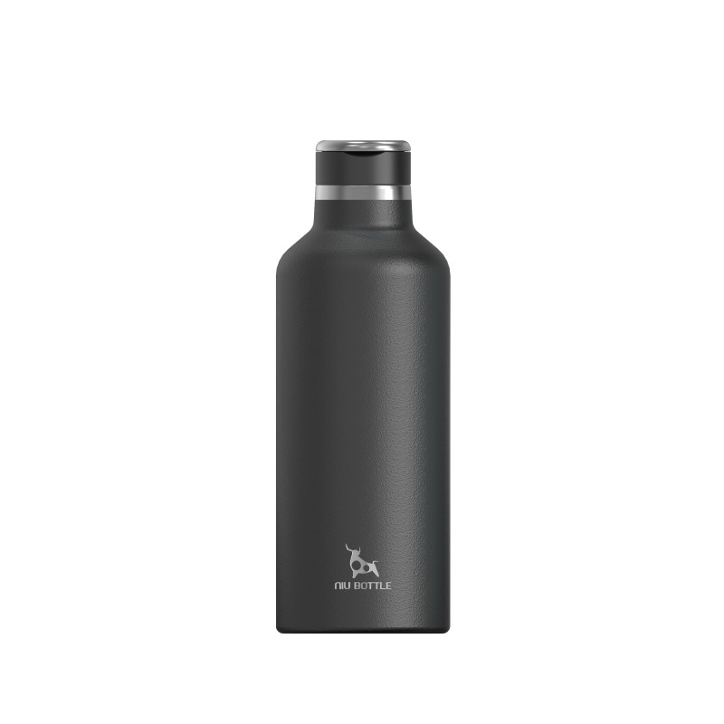  Double Wall  Stainless Steel vacuum insulated bottle With Metal Portable Handle