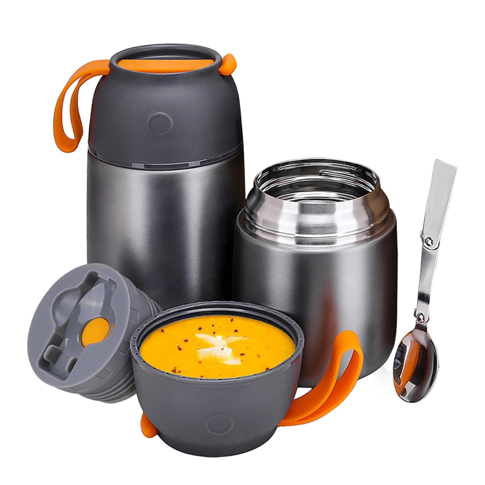 Custom Food Jar Flask For Hot Food Stainless Steel Vacuum Insulated Soup Food Container For Kids