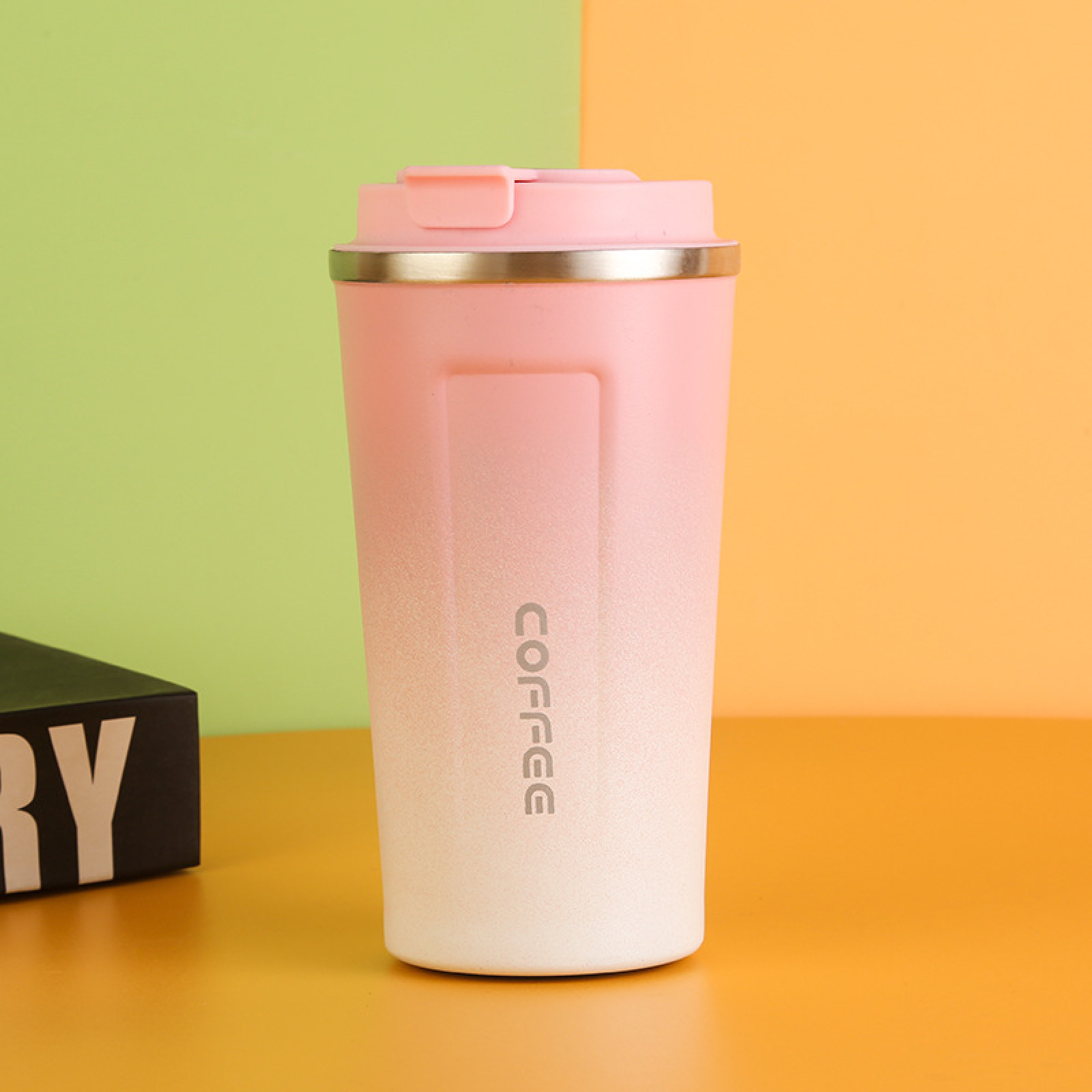 Wholesale Custom Logo 304 Stainless Steel Insulated Tumbler LED Intelligent Temperature Measurement Car's Vacuum Coffee Cup