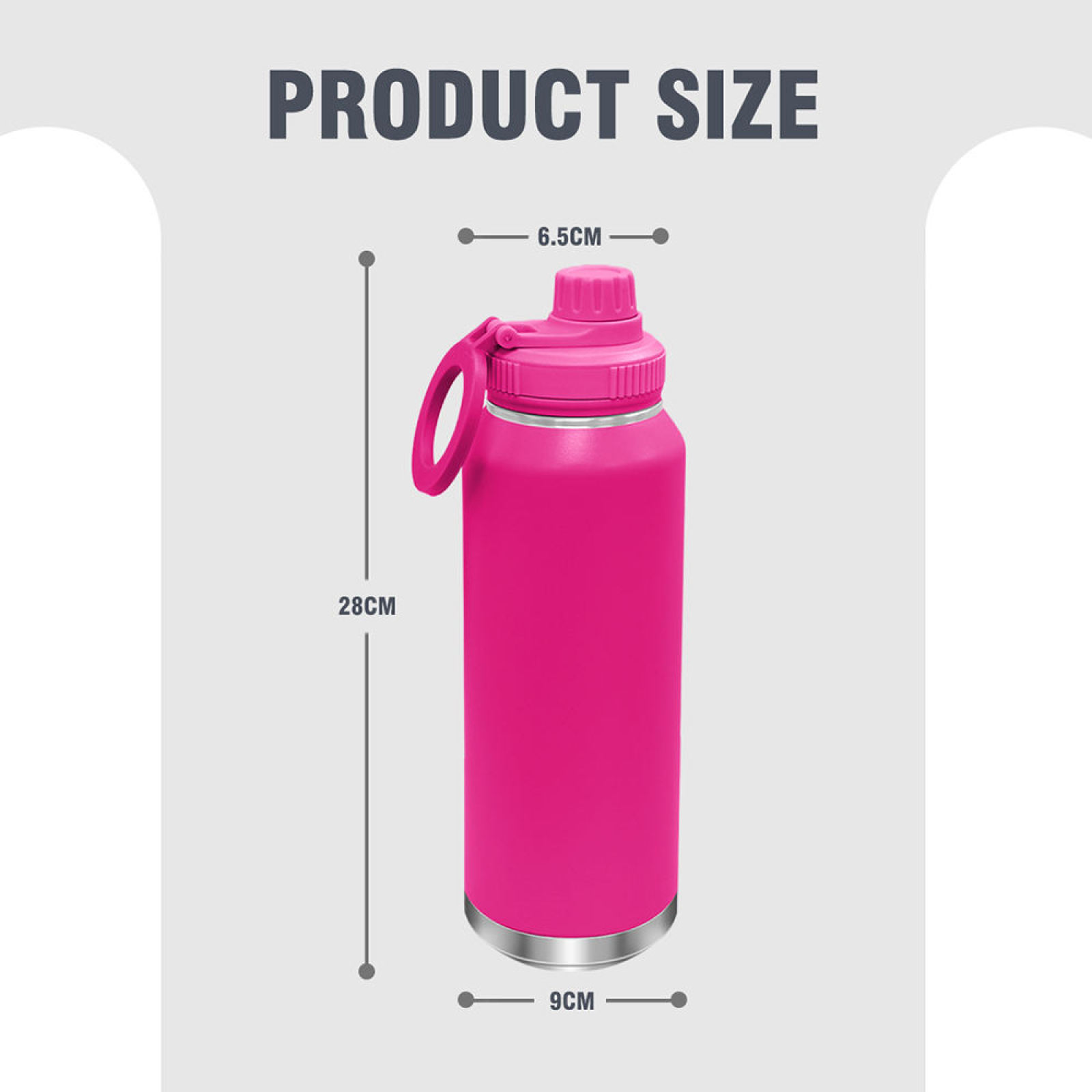 Topnovo 2025 New Products  Sport Gym Drinking  Insulated Vacuum Flask Polar Stainless Steel Camel 32 oz Water Bottle With Lid