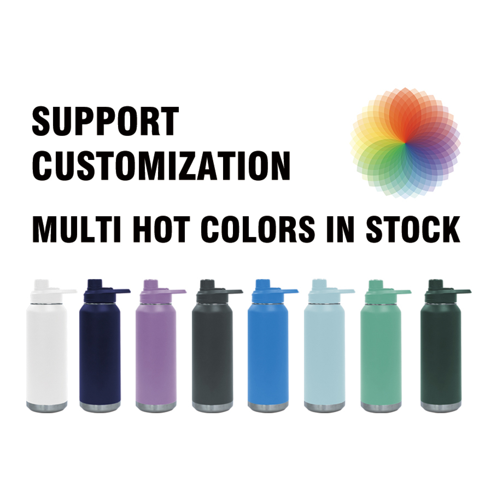 Topnovo 2025 New Products  Sport Gym Drinking  Insulated Vacuum Flask Polar Stainless Steel Camel 32 oz Water Bottle With Lid