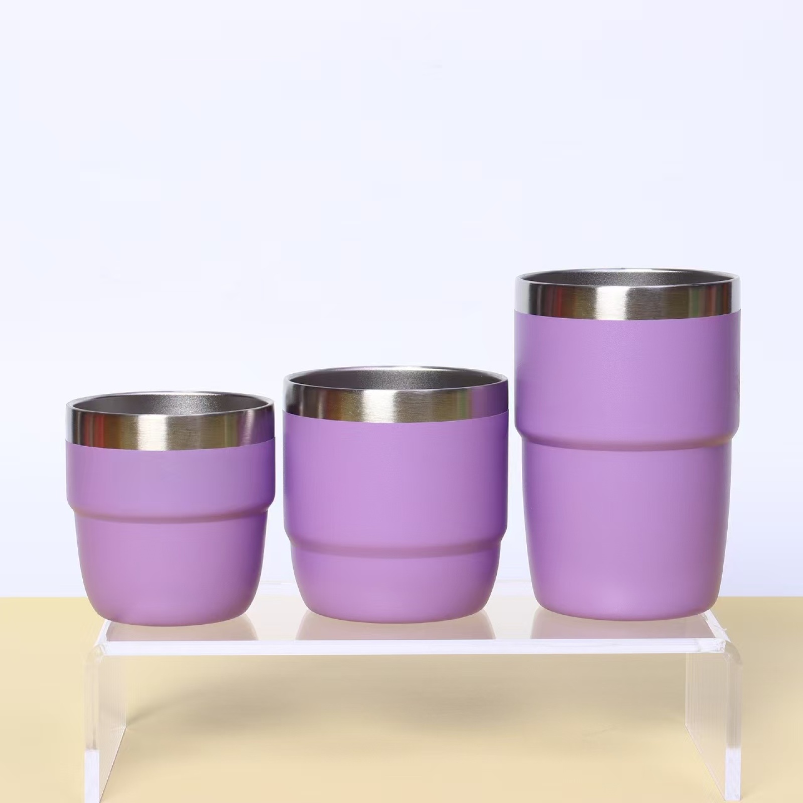 Mini Portable Stainless Steel Tumbler Insulated Travel Coffee Mug Eco-friendly Thermal Tea Cup Wine Cups Wholesale New