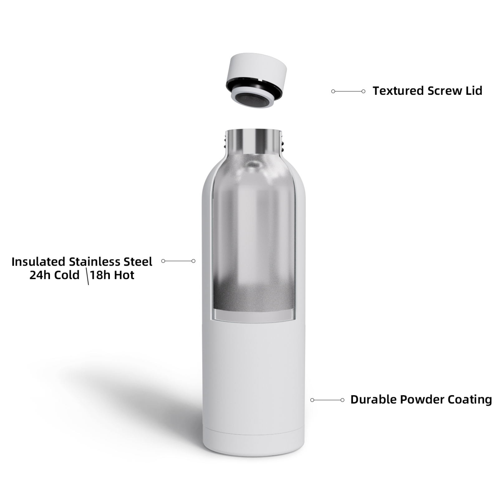 Personalized Stainless Steel Water Bottle Easy to Carry with Leakproof Lid Durable and Safe Materials Bulk Tumblers