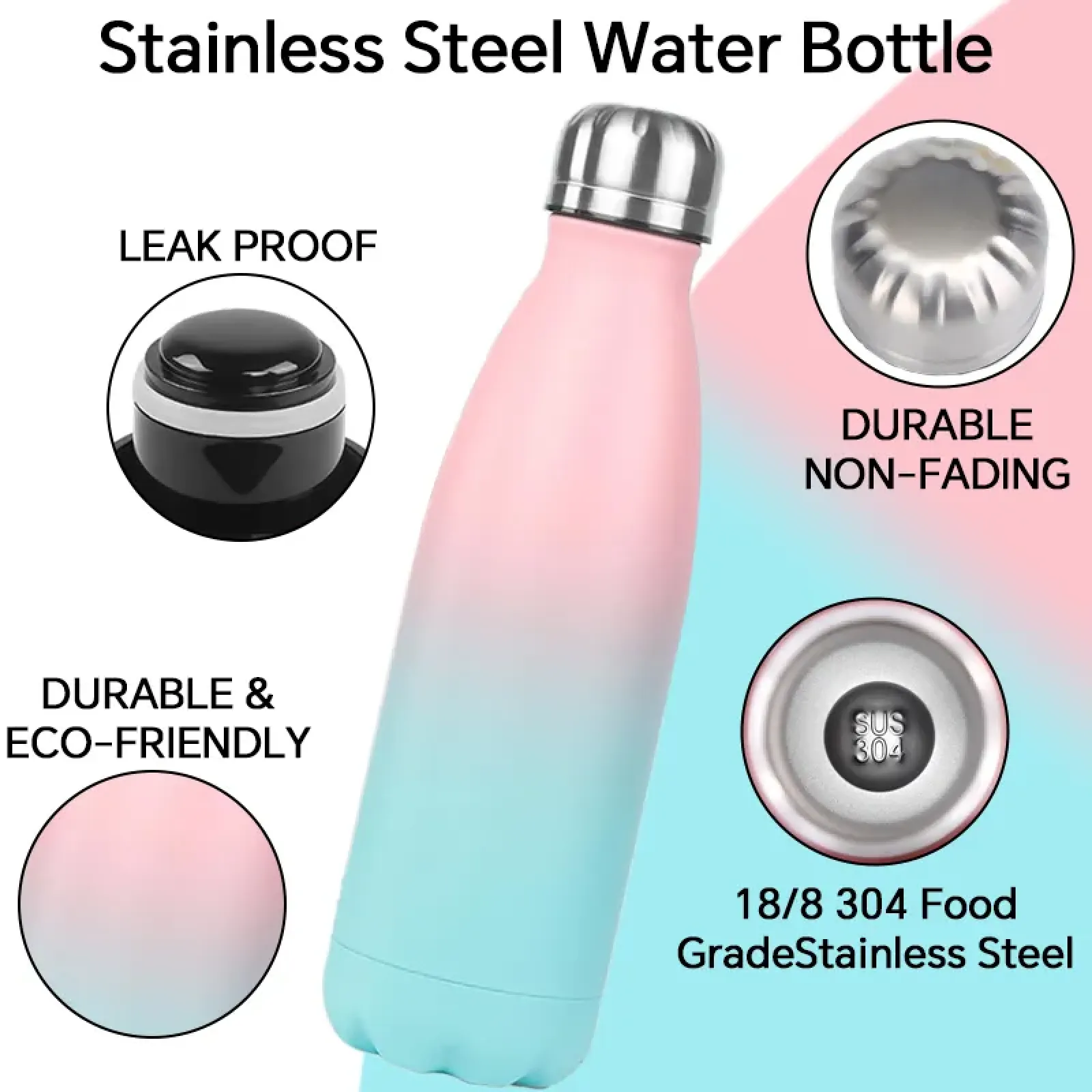 Wholesale Vintage Design 304 Stainless Steel Insulated Vacuum Flask Eco-Friendly Business Boxed Hot Water Sports Vacuum Flask