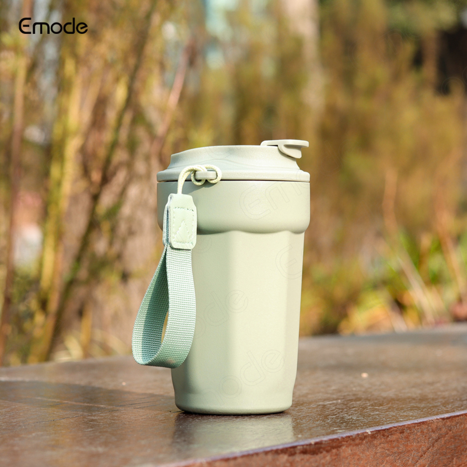 Emode 2025 Hot Sale Small Capacity Wide Mouth Mug Outdoor Insulated Tumbler With Lid