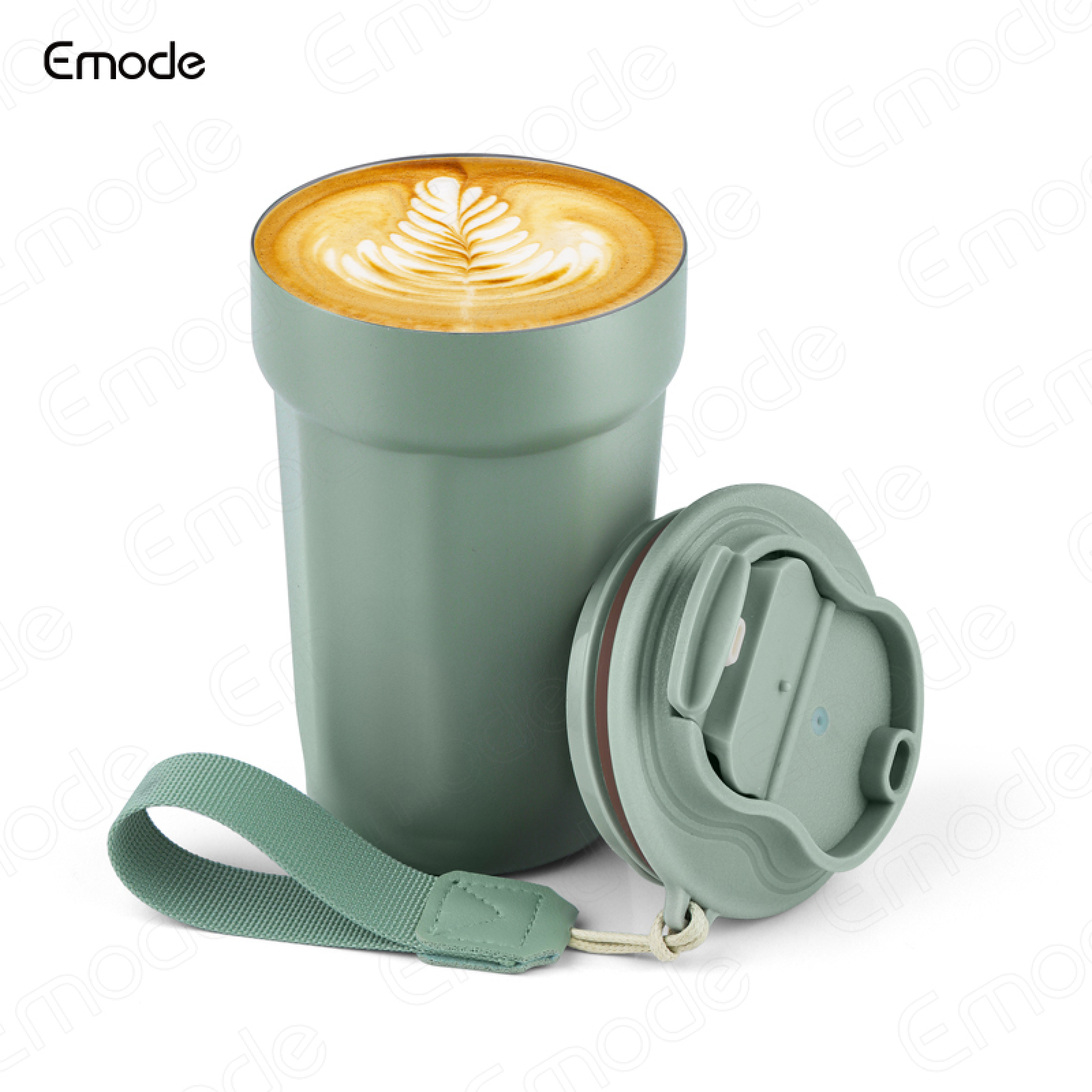 Emode 2025 Hot Sale Small Capacity Wide Mouth Mug Outdoor Insulated Tumbler With Lid