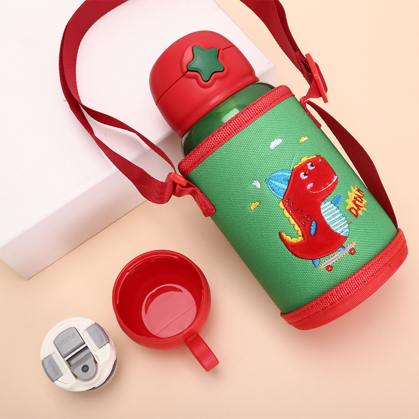 New 304 Stainless Steel Kids Vacuum Cup with Smart LED Temperature Display Tumbler for Children
