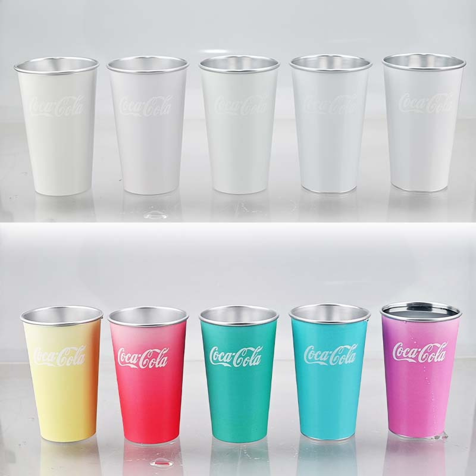 470ml Temperature-Sensitive Aluminum Tumbler Party Color-Changing Cup for Drinks & Water Reusable 470ml Beer Cups