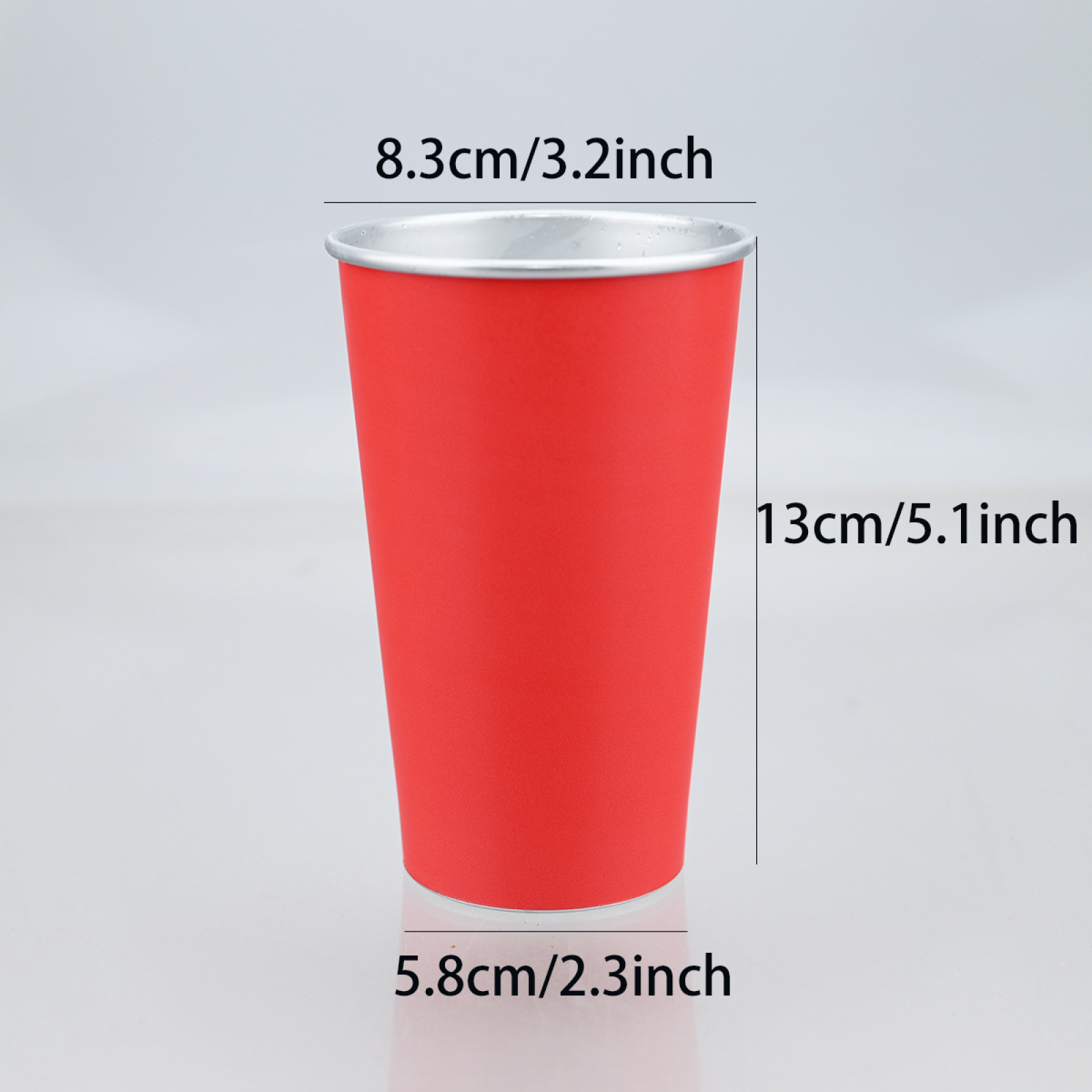 470ml Temperature-Sensitive Aluminum Tumbler Party Color-Changing Cup for Drinks & Water Reusable 470ml Beer Cups