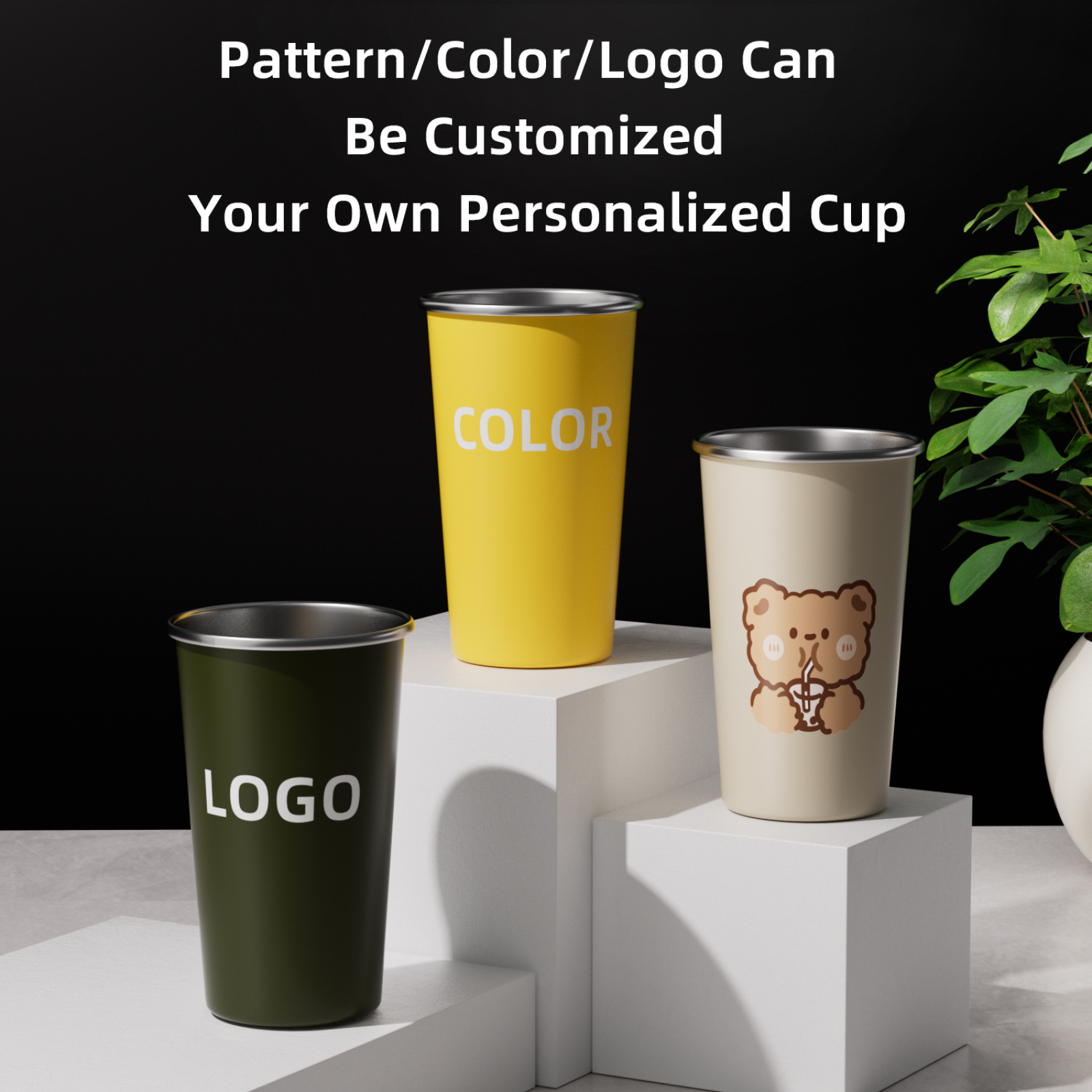 Premium 520 ML Stainless Steel Tumblers Home Restaurant Travel Picnic Camping Outdoor Pint Cups