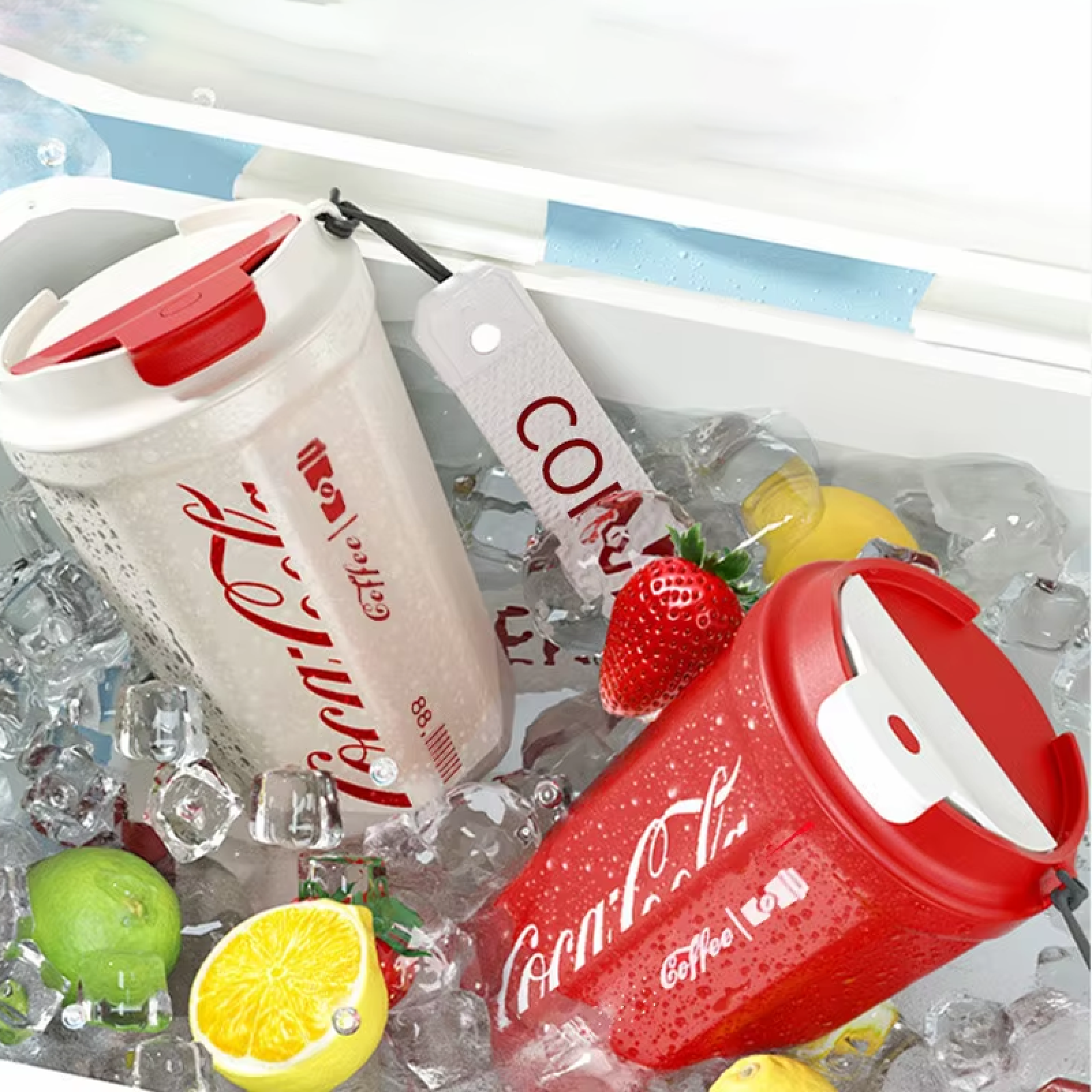 Cflask 1796 New Style 400ml 500ml Double Walled Tumbler Cups Custom 304 Stainless Steel Mugs Travel Cups Coffee Mug With Rope