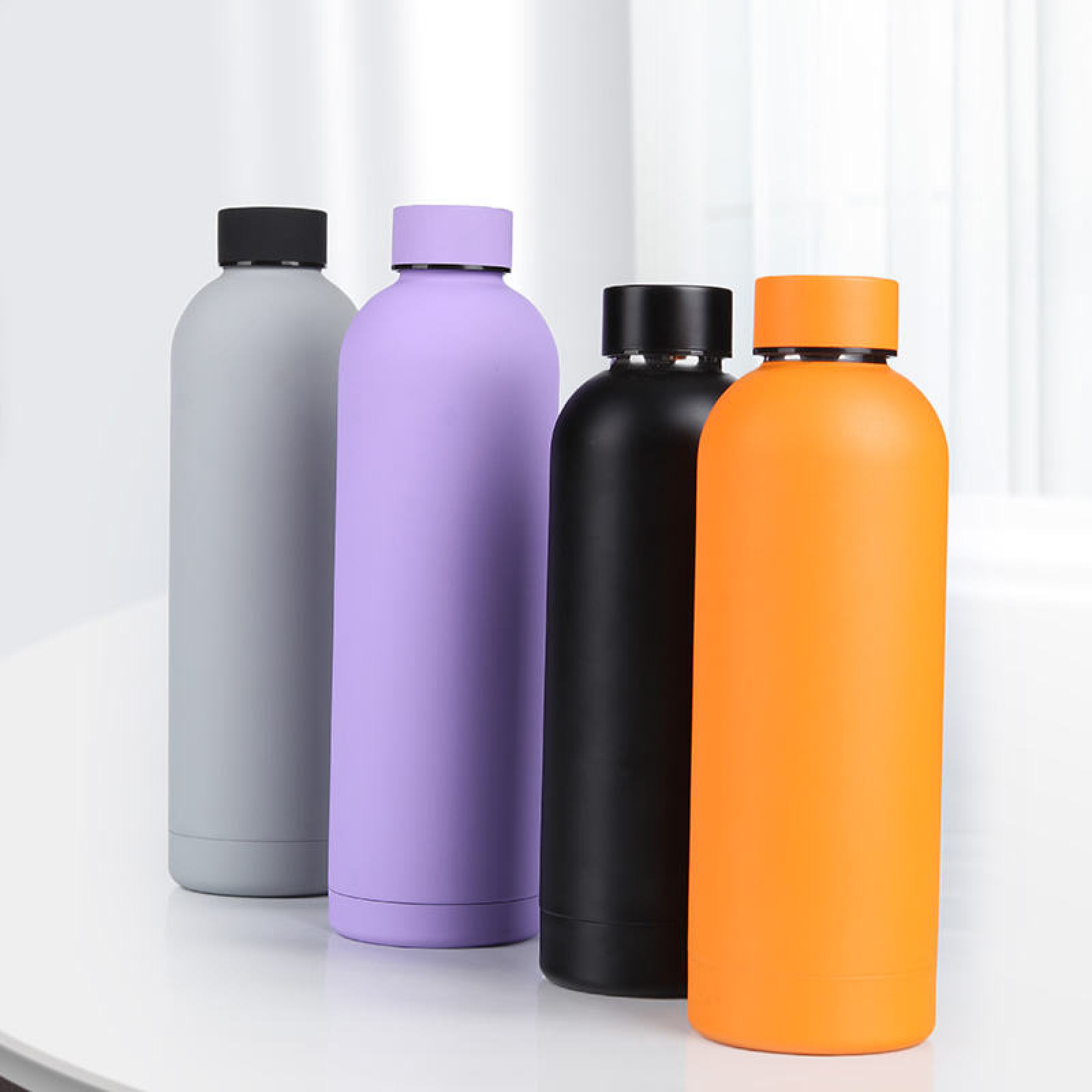 Cflask 25oz 304 Stainless Steel Double Wall Vacuum Insulated Coffee Water Bottle, Portable Travel Mug Support OEM&ODM