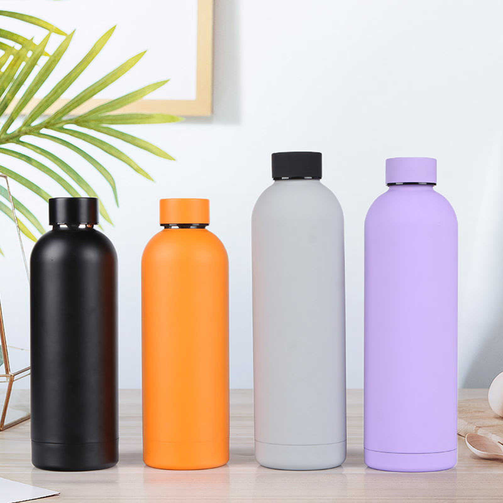 Cflask 25oz 304 Stainless Steel Double Wall Vacuum Insulated Coffee Water Bottle, Portable Travel Mug Support OEM&ODM