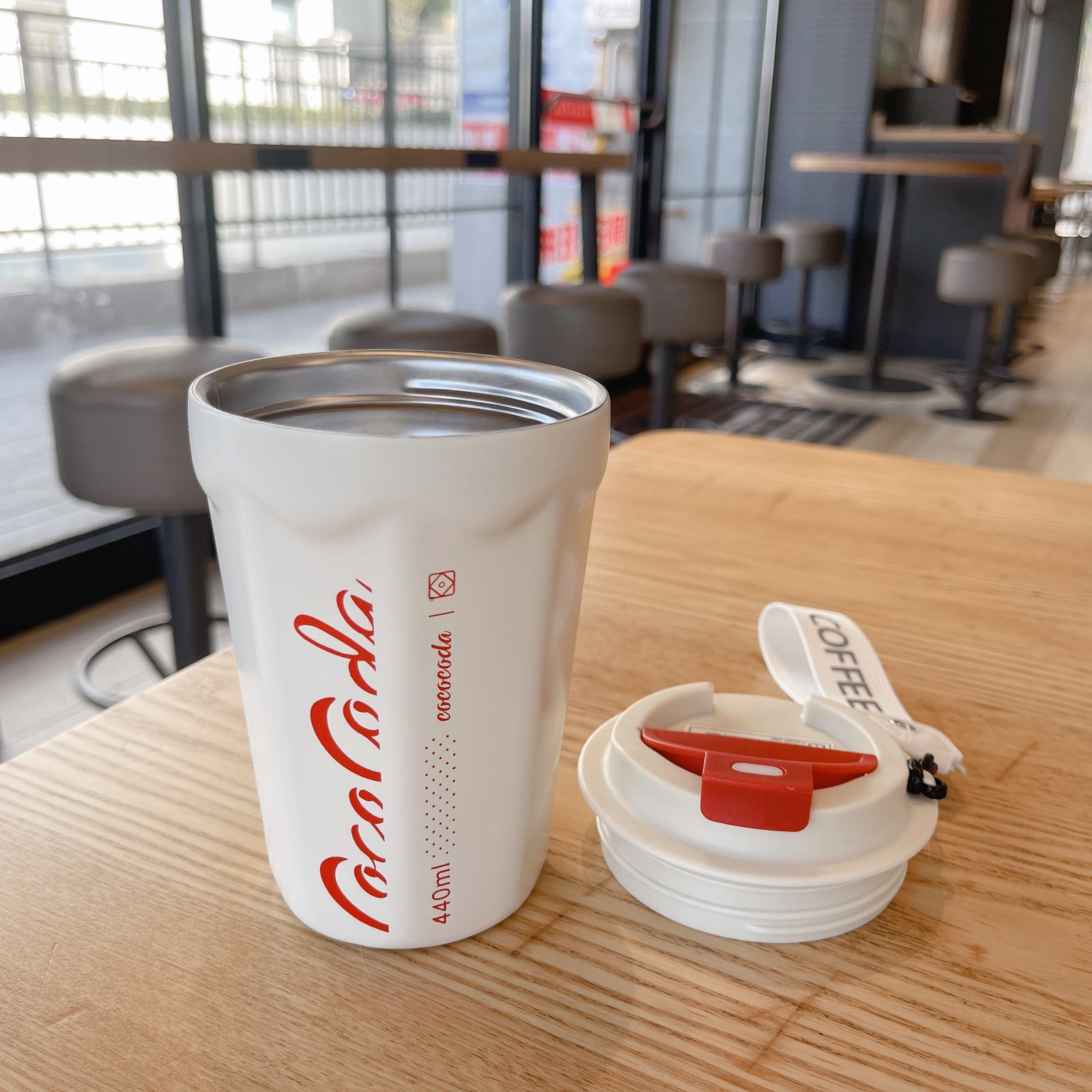 Cflask 1796 New Style 400ml 500ml Double Walled Tumbler Cups Custom 304 Stainless Steel Mugs Travel Cups Coffee Mug With Rope
