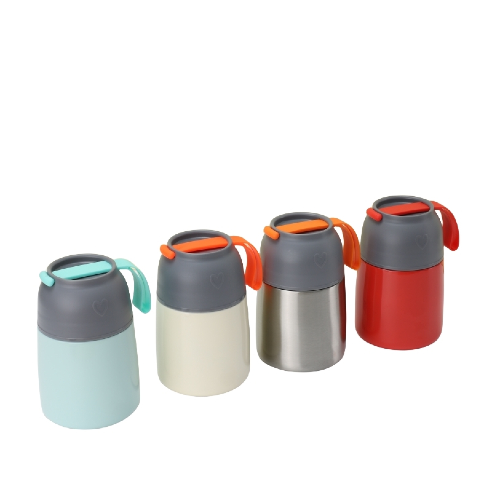 CFLASK Insulated Food Jar with Folding Plastic Spoon  450ml/650ml Stainless Steel Thermal Lunch Container, Leakproof, BPA-Free for Kids & Adults