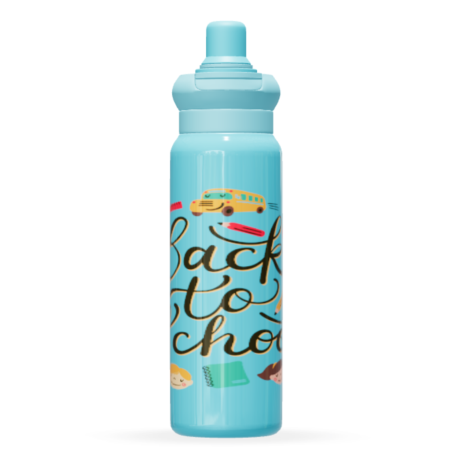 Cflask 057 700ml 316 Stainless Steel Insulated Sports Water Bottle, Portable Outdoor Fitness Thermal Cup for Kids Boys & Girls