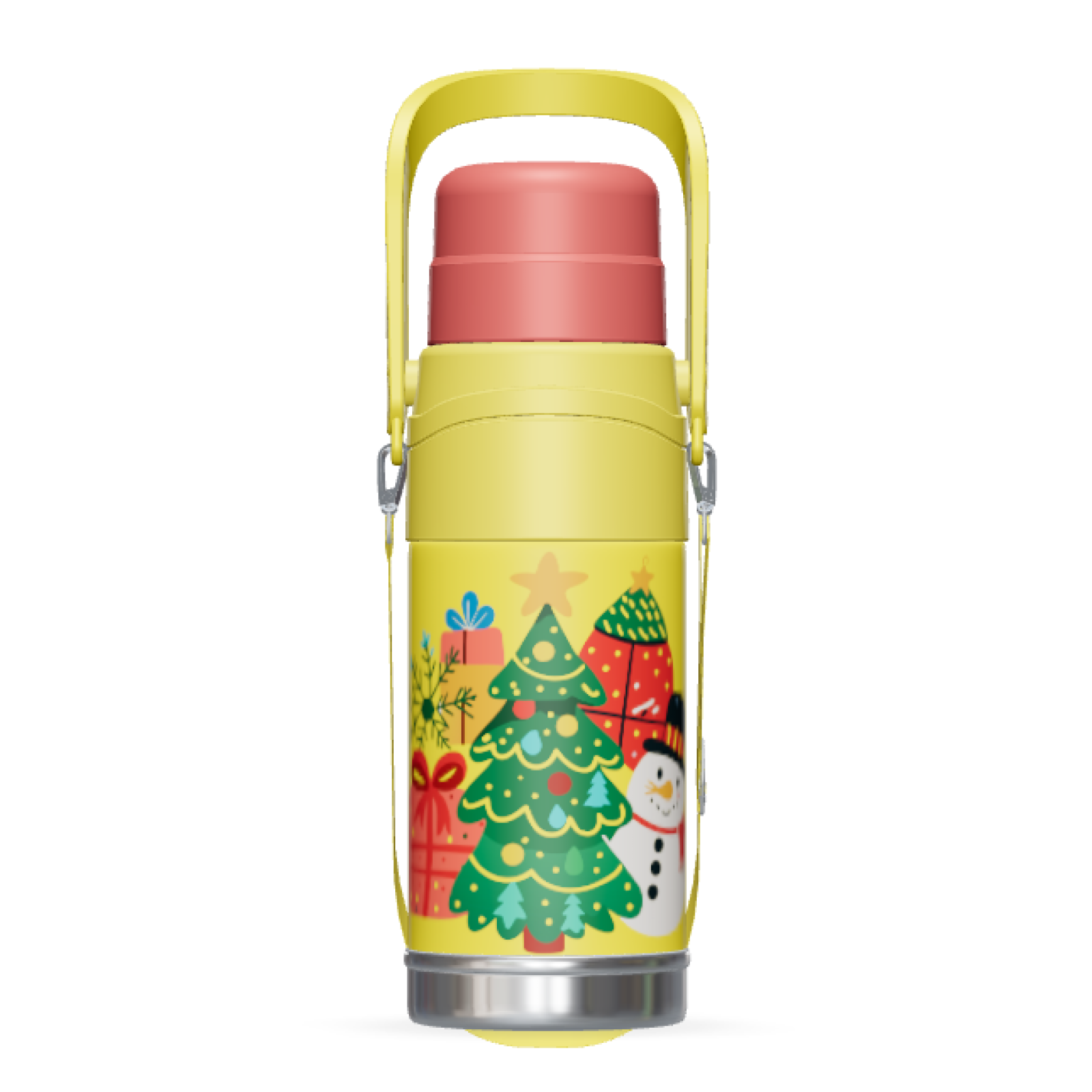 Cflask Portable High Capacity Wide Mouth Stainless Steel Vacuum Flask Water Bottle, Outdoor Sports Thermal Insulated Tea Bottle, Support OEM&ODM Customize