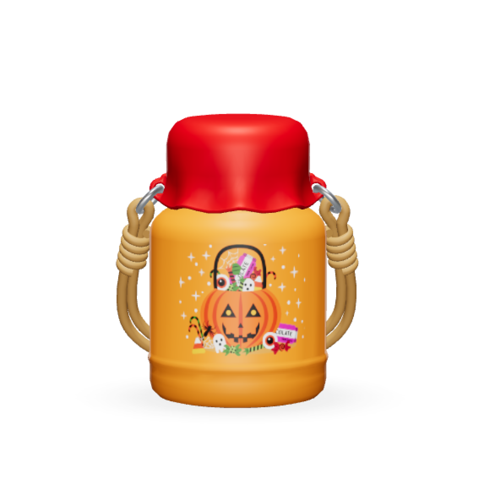 316SS Kids Insulated Lunch Box with Handle Large Capacity Braising Box with Spoon Keep Cold and Insulated Water Cup 12-24hours
