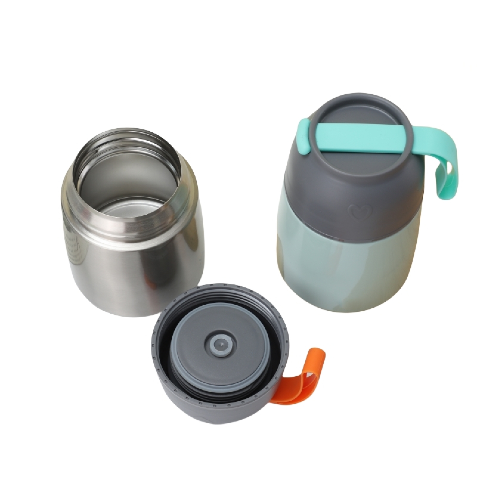 CFLASK Insulated Food Jar with Folding Plastic Spoon  450ml/650ml Stainless Steel Thermal Lunch Container, Leakproof, BPA-Free for Kids & Adults