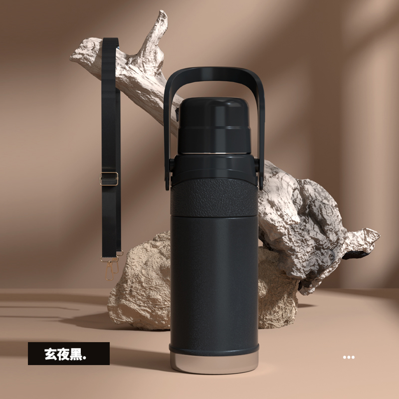 Cflask Portable High Capacity Wide Mouth Stainless Steel Vacuum Flask Water Bottle, Outdoor Sports Thermal Insulated Tea Bottle, Support OEM&ODM Customize