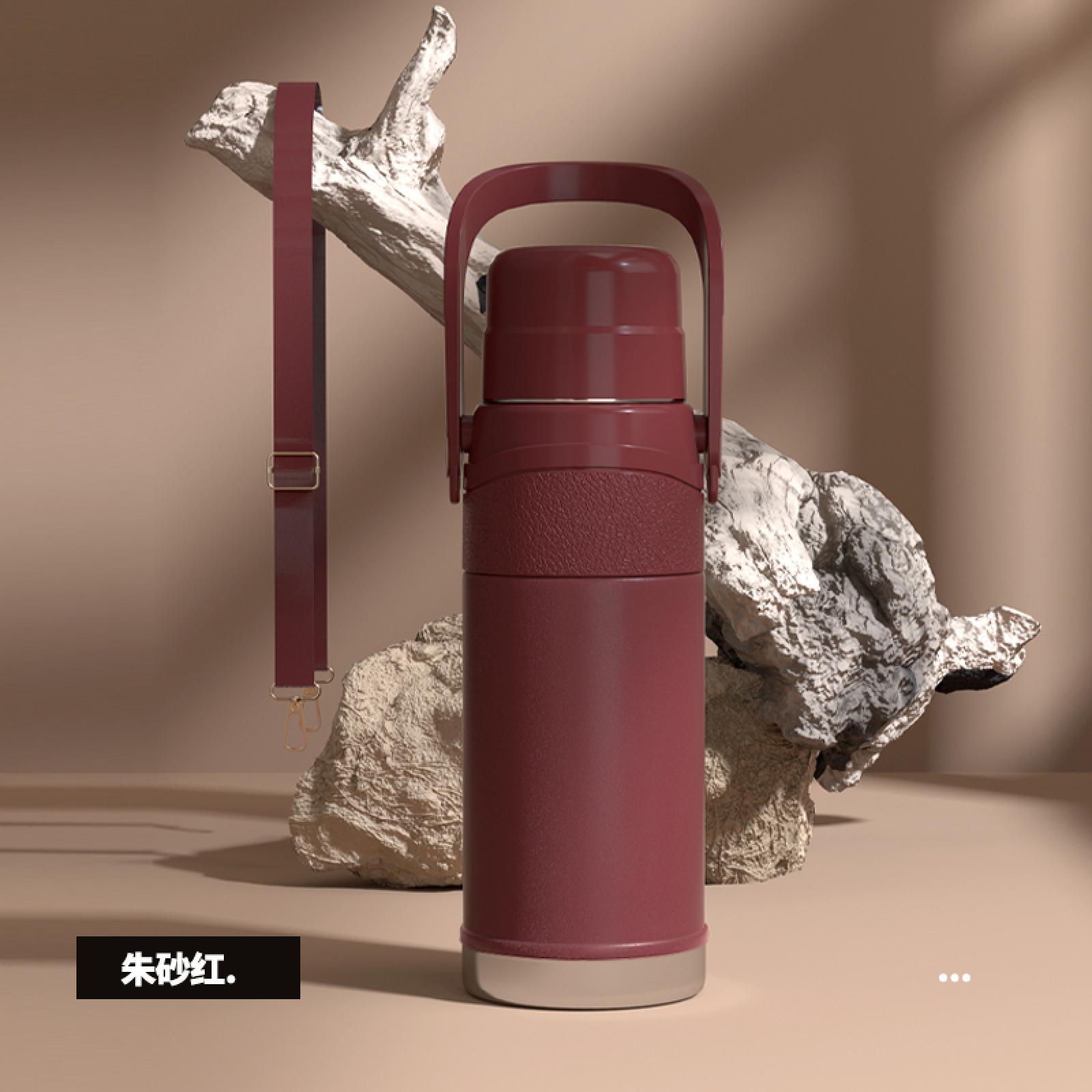 Cflask Portable High Capacity Wide Mouth Stainless Steel Vacuum Flask Water Bottle, Outdoor Sports Thermal Insulated Tea Bottle, Support OEM&ODM Customize