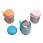 Wholesale 350ml Stainless Steel Lunch Box for Kids Custom Logo Thermal Food Container with Spoon and Fork for Camping