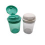 High-Value Outdoor 400ml Portable Plastic Travel Woman Bottle Iced Coffee Glass Cup Water Cup Ceramics Coffee Mug