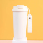 Factory Direct Sale Double Drink Thermos Cup Student Gift Can Be Customized Vacuum Cup with Straw and Rope